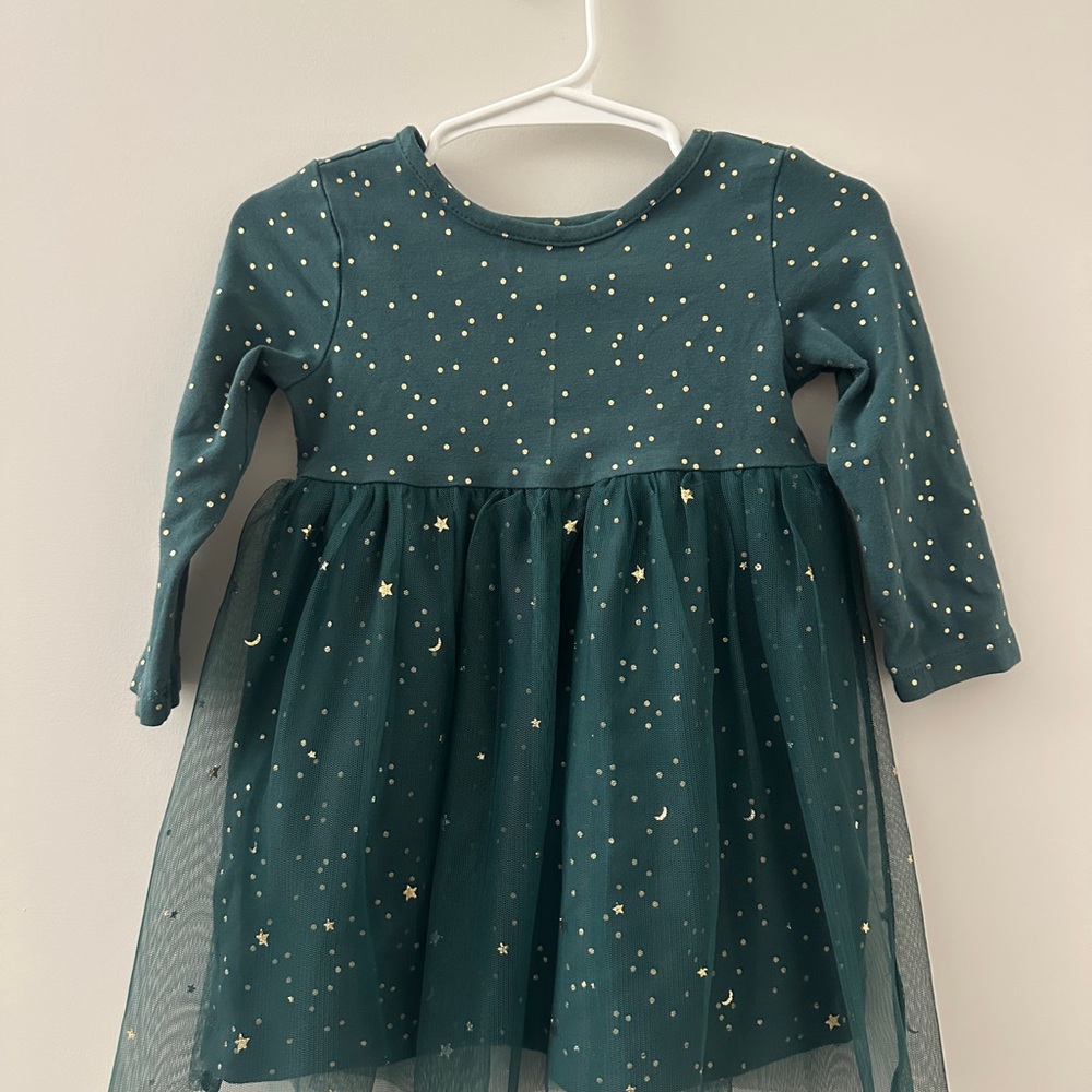 Hanna Andersson shimmer tulle holiday dress